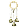 Iron Witch Bells for Door Knob for Protection HJEW-JM02224-1