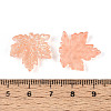 Baking Paint Transparent Glass Pendants DGLA-N014-11A-05-3