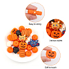 8 Style Halloween Theme Food Grade Eco-Friendly Silicone Beads SIL-CA0001-68-5