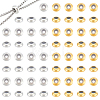 100Pcs 2 Colors Brass Spacer Beads FIND-UN0015-57-1