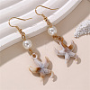 Bohemian Shell Dangle Earrings WGCB19C-01-1