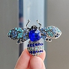 Alloy Rhinestone Brooch for Backpack Clothes PW-WG87504-02-2