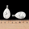 Natural Howlite Pendants GG-K002-08A-28-3