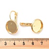 Rack Plating Brass Leberback Earring KK-C063-16G-3