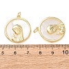 Religion Natural White Shell Pendants SH-CBAB4F6-01G-3