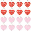 30Pcs 2 Colors Zinc Alloy Enamel Pendants FIND-FS0005-20-1