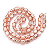 Electroplate Non-magnetic Synthetic Hematite Beads Strands G-L488-A-22-2