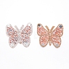Butterfly Rhinestone Patches DIY-WH0175-14G-1