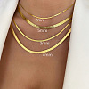 Titanium Steel Snake Chain Necklaces for Women WG80FEF-01-2