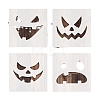 25 Styles Halloween PET Drawing Stencil PW-WGF9327-01-3