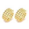 Brass Cuff Earrings EJEW-C104-137G-1