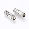 Alloy Tube Beads PALLOY-F133-17P-2