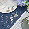 SUNNYCLUE 30Pcs Resin Clip-on Earring Findings FIND-SC0008-79-4