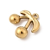 304 Stainless Steel Pendants STAS-G389-02G-02-2