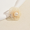 Chiffon with Plastic Pearl Finger Rings for Women XQ9924-3-1