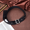 1Pc Black Cloth Waist Belly Belts AJEW-GF0014-51P-4
