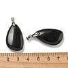 Natural Obsidian Pendants G-G147-02P-04-3