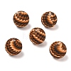 Coffee Theme Printed Silicone Beads SL-CBACE28-02D-1