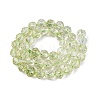 Crackle Transparent Glass Beads Strands GLAA-N063-10mm-07-3