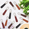 12Pcs PU Leather Zipper Pull Tabs FIND-CY0002-33B-7