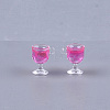 Resin Cup Pendants CRES-S359-11B-3