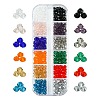 480Pcs 12 Colors Imitate Austrian Crystal Bicone Glass Beads GLAA-FS0001-66-1