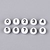 Opaque Acrylic Beads SACR-Q001-12F-2
