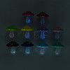UV Plating Opaque Luminous Acrylic Beads OACR-N153-07-2