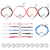 10Pcs 5 Colors Faux Suede Cord Bracelet Making DIY-ME0003-70-1