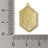 Rack Plating Brass Enamel Pendant KK-A229-31G-06-3