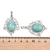 Natural Amazonite Pendants G-A315-07P-3