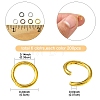 1200Pcs 6 Colors Iron Brass Open Jump Ring IFIN-YW0003-04-3