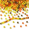 500Pcs Cube Glass Beads GLAA-YWC0005-01D-1