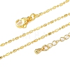Brass Ball Chain Necklaces for Women NJEW-D302-32G-5
