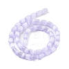 Natural Selenite Beads Strands G-F750-B-06-5