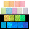  1494Pcs 9 Colors Luminous Transparent Glass Seed Beads GLAA-TA0001-61-9