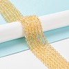 Natural Citrine Beads Strands G-E326-6mm-02-2