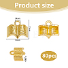 80Pcs Alloy Charms FIND-DC0007-53-2