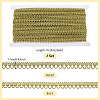 Polyester Centipede Braided Wavy Ribbon OCOR-WH0082-584-2