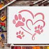 Plastic Reusable Drawing Painting Stencils Templates DIY-WH0172-142-6