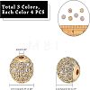 Rack Plating Brass Cubic Zirconia Beads ZIRC-NB0001-02-7