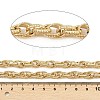 304 Stainless Steel Textured Rope Chains CHS-C022-03G-3