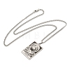 304 Stainless Steel Tarot Pendant Necklaces NJEW-A026-01P-04-3