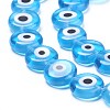 Handmade Evil Eye Lampwork Beads Strands LAMP-I019-01B-3