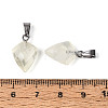 Natural Lemon Quartz Pendants G-N349-18P-05-3