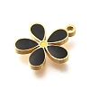 Brass Enamel Charms STAS-Q347-14G-01-1-2