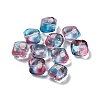 Baking Paint Transparent Glass Beads DGLA-C004-02B-1