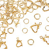 16Pcs Brass Lobster Claw Clasps KK-TA0009-16-2