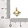 Brass Micro Pave Cubic Zirconia Pendants KK-D356-07B-G-3