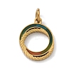 304 Stainless Steel Enamel Pendants STAS-Z189-06G-1